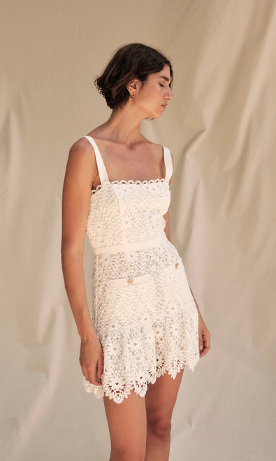 Verena Mini Dress - White
